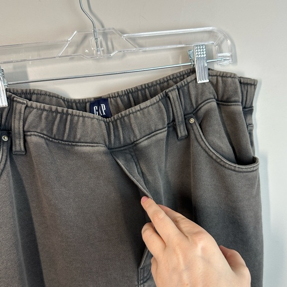 NWT Gap Heavyweight Easy Baggy Wide Leg French Terry Pull On Sweatpants Size XL - Picture 10 of 16